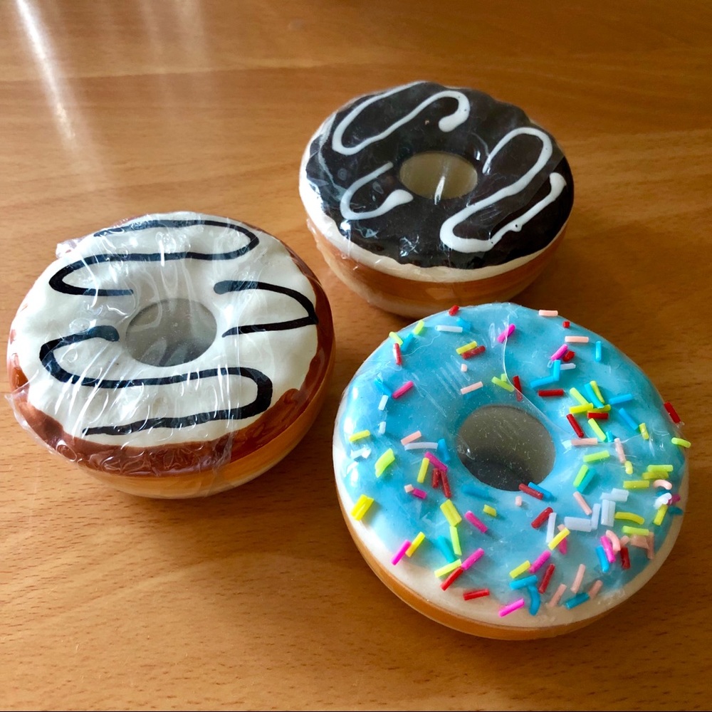 Set of 3 donut accessory dishes🍩